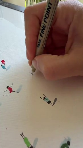Día 50: dibujo de una personita - paso a paso