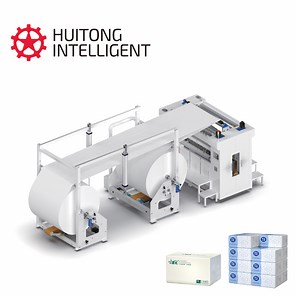 [Hot Item] Fully Automatic High Speed V-Fold Extractor Facial Tissue Folding Machine Facial Tissue Paper Making Machine