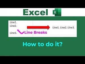 2 Ways to Remove Line Breaks in Excel