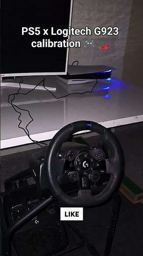 PS5 x Logitech G923 calibration 🎮🏎️ #Gaming #Setup #Racing
