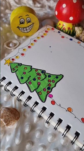 🎄Christmas border design 🎀||Day 6#shorts