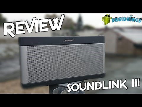 Review | Bose SoundLink III - Bluetooth Speaker | Deutsch