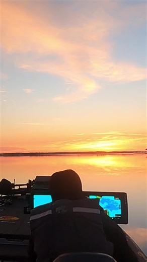 Early mornings. Sun just coming up. Water slick calm. Boat wide open. 😊