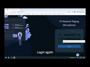 How to configure IP pa system.SPON IP paging microphone and IP horn speaker