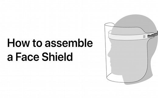 How to assemble a Face Shield - Apple Support（US）