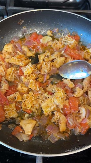 Beef stew - honey comb