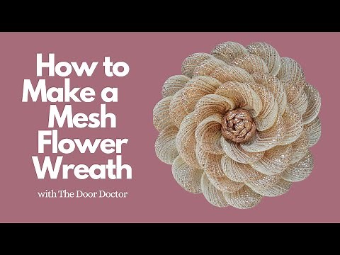 How to Make a Flower Wreath/ Easy Wreath How To/ Wreath Tutorial/ Flower Wreath DIY