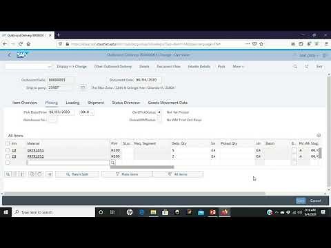 SAP (S4/HANA) Sales & Distribution Case Study Step 11