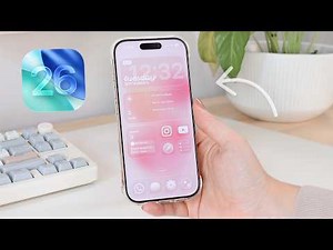 📱🌸 How to Customise your iPhone with iOS 26 | lock screen, home screen, custom icons