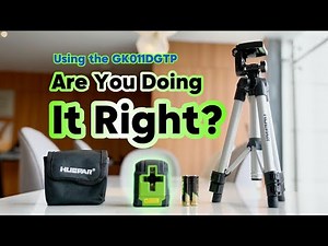 How to Use Huepar Cross Line Laser Level GK011DGTP