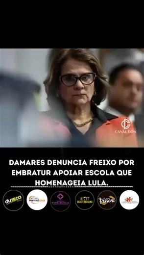 Canal DON on Instagram: "A senadora Damares Alves (Republicanos-DF) protocolou uma representação na Comissão de Ética da Presidência contra Marcelo Freixo, presidente da Embratur, acusando-o de usar recursos públicos para promoção política do governo. O cerne da denúncia é o patrocínio de R$ 12 milhões destinado ao Carnaval do Rio de Janeiro, que inclui a escola Acadêmicos de Niterói, cujo enredo de 2026 homenageia o presidente Lula. Damares argumenta que a verba configura uma campanha eleitoral