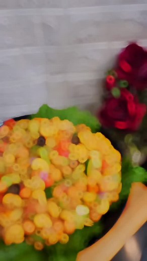 Creamy Macaroni Salad綾 塞勒暈𣏕凌㮝 #chickpea #macaroni #corns #olives #lettuce #capsicum #tomato #onion #cabbage #cucumber #carrot | Tasty Treats | Facebook