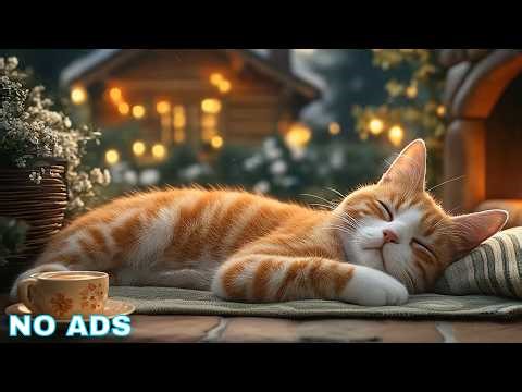 Relaxing Music For Cats 🌿 Cat Sleep Music - Slow Piano Sounds Helping Cat Relax