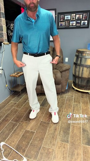 Stay comfortable from the golf course to the office with these men's performance golf pants. Made with lightweight 4-way stretch fabric, quick-dry moisture-wicking material, and UPF 50 sun protection, these pants are built for all-day comfort. Featuring a slim fit, four functional pockets, and breathable performance fabric, they're perfect for golf, work, travel, business casual, hiking, and everyday wear. Flexible, durable, and designed to move with you wherever the day takes you. @Willit Sport