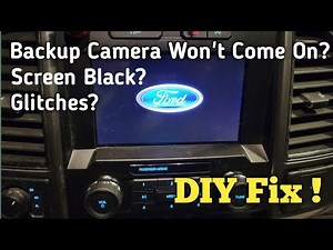 DIY. Ford Sync 3 Backup Camera, Black Display & Glitch Fix.
