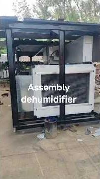 dehumidifier assembly#shorts #vrfsystem #bluestar #dehumidifier