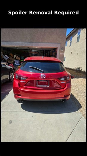 2018 Mazda 3 Hatchback Back Glass Replacement