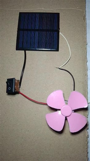 solar panel testing with motor #solar #solarpanel #dcmotor #shorts