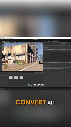 Unity Decal Converter: URP to HDRP Seamlessly! #shorts