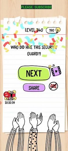 BRAIN TEST LEVEL 340 WALKTHROUGH WITH COMMENTARY