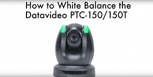 Learn how easy it is to adjust your white balance setting on the Datavideo PTC-150 and PTC-150T remote control video cameras. https://youtu.be/j7u-Ps_bVGQ An easy-to-configure camera is important when it comes to making important adjustments before your live shoot. That's why we've designed our pan-tilt-zoom cameras to be easy to adjust. Watch this video to see what we mean! #datavideo #liveproduction | Datavideo