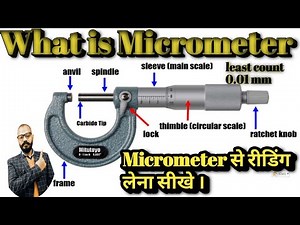 What is micrometer | How to use micrometer ( in Hindi) part - 1