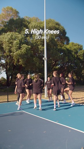 Netball Warm Up Drills for Small Spaces