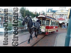 Horse-Drawn Streetcars - Disneyland Paris HD Complete Ride