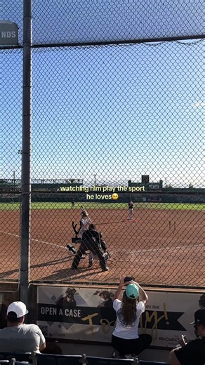 Watching Him Play Baseball: A Heartwarming Moment