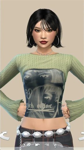 Fixing the Random CAS Sim | Sims 4 CAS | full video on my channel ♡