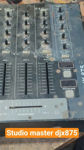 studio master DJX875 model mixture#studiomasterdjamplifier