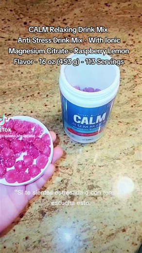 CALM Relaxing Drink Mix - Anti Stress Drink Mix - With Ionic Magnesium Citrate - Raspberry Lemon Flavor - 16 oz (453 g) - 113 Servings #insomniarelief #insomnia #stressfree #stressrelief #stress