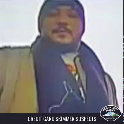 University Place investigators are asking for your help to identify two suspects who attached credit card skimmers to two ATM machines in University Place and Tacoma on Dec. 11. If you recognize them or have other info about this crime, please send us a message or submit an anonymous tip to Crime Stoppers: P3 Tips app tpcrimestoppers.com 1-800-222-TIPS | Pierce County Sheriff's Office