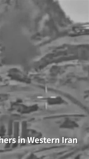 Drone video shows military strikes in Iran