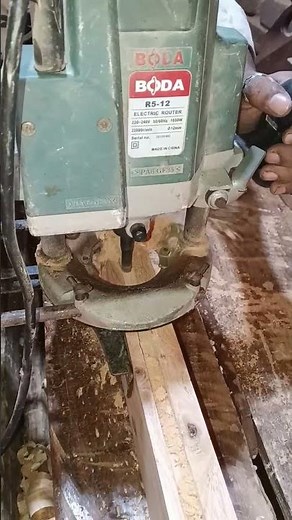 Wood Beading with Electric Router Machine | Professional Woodworking Process #woodscraft