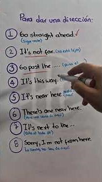 How to give directions in English? Essential phrases to help you find your way around #PracticalE...