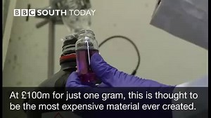 6.8K views · 45 reactions | £100 million for one gram..... An Oxfordshire company is selling what it believes is the most expensive material ever created | BBC Hampshire & Isle of Wight | Facebook