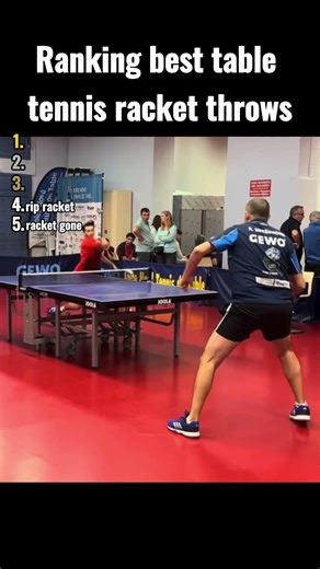 Ranking best table tennis racket throws #viral #tabletennis