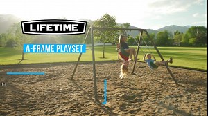 Lifetime Metal Swing Set for Kids, Outdoor Heavy Duty Playset