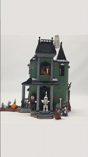I Destroyed The LEGO Hunted House! #legoproducts #lego #speedbuild #hauntedhouse #legoconstruction