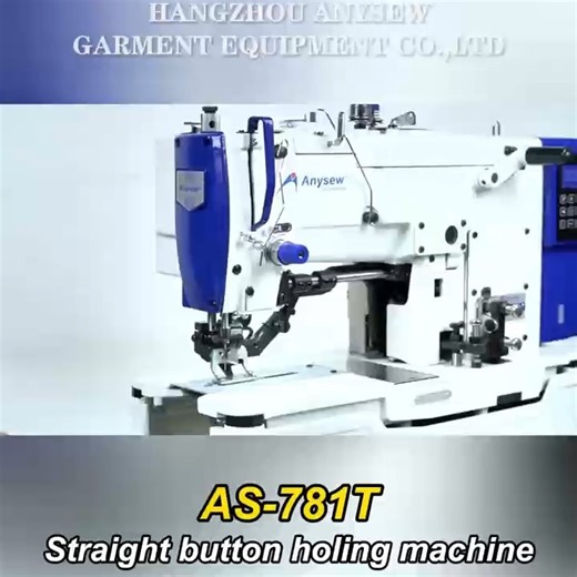 Yuna Che on Instagram: "Anysew brand AS-781T Straight button holing machine with two step motor. #Anysew #buttonholingmachine #industrial #sewingmachine"