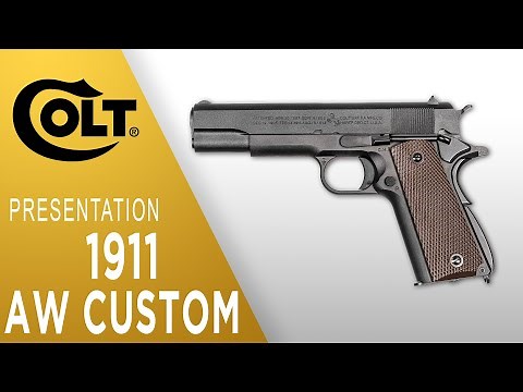 Présentation COLT 1911 AW CUSTOM CYBERGUN AIRSOFT