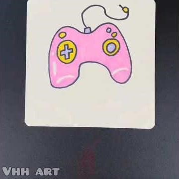 Game controller drawing #gamecontrollerdrawing #easydrawing #cutedrawing #drawing