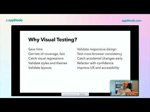 Playwright Visual Testing Best Practices, presented by Applitools