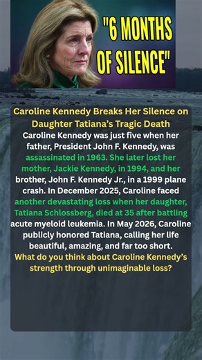 Caroline Kennedy Breaks Her Silence on Daughter Tatiana’s Tragic Death
