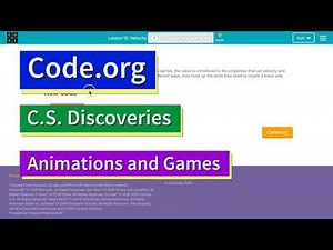 Velocity - Lesson 15.1 Code.org CS Discoveries Tutorial with Answers