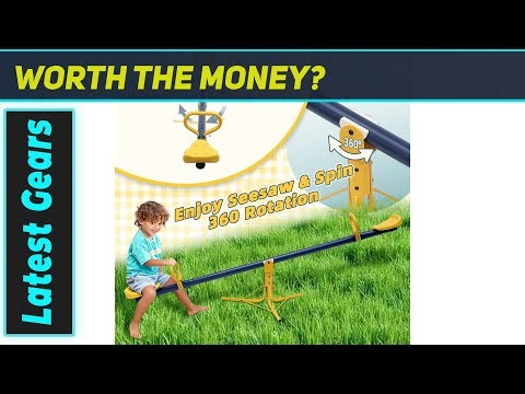 Epic 360 Spin Seesaw: The Ultimate Heavy Duty Teeter Totter for Kids Ages 2-10!
