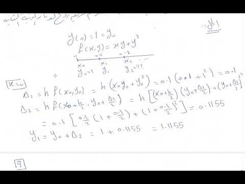 Lecture 10: Runge-Kutta Method for Solving Initial Value Problems