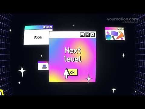 90s Computer Interface | Dark Vaporwave Pop-Up Promo