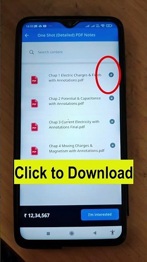How to Download FREE NOTES Class 12 & 11 Physics